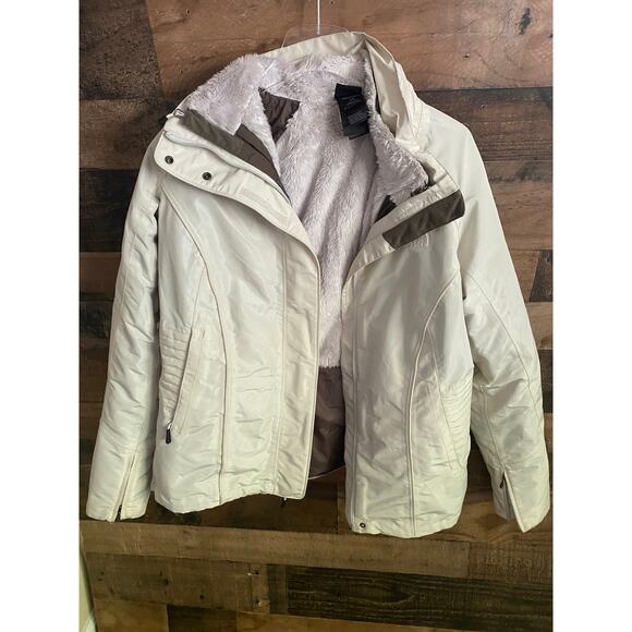 The North Face Jackets & Blazers - The North Face Hyvent 3 in 1 Ski Jacket White Full Zip Womens Size Large
